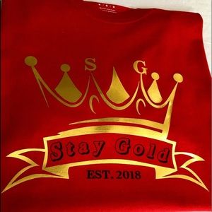Stay Gold Royal Red T-Shirts